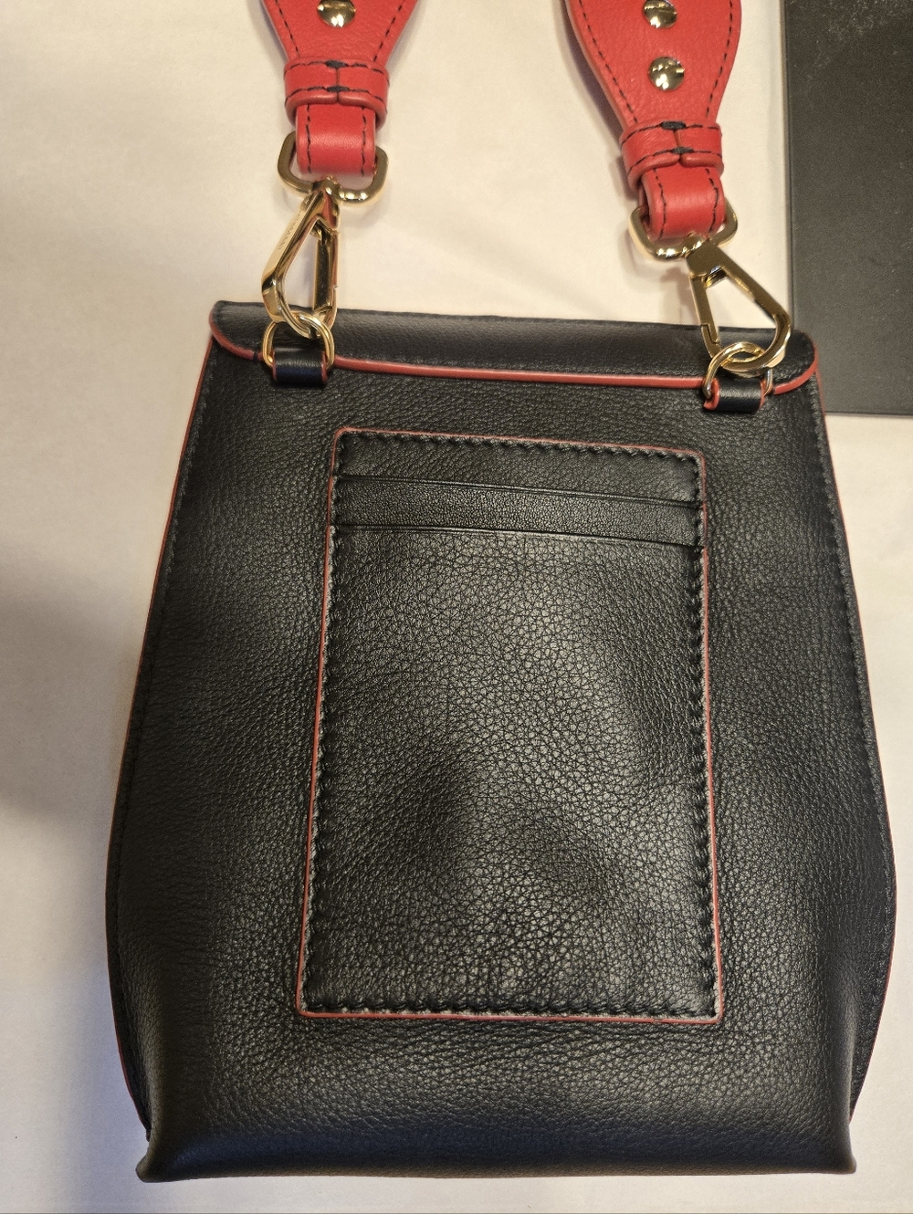Strathberry North/South Stylist Calfskin Leather Crossbody Bag - Picture 12 of 16